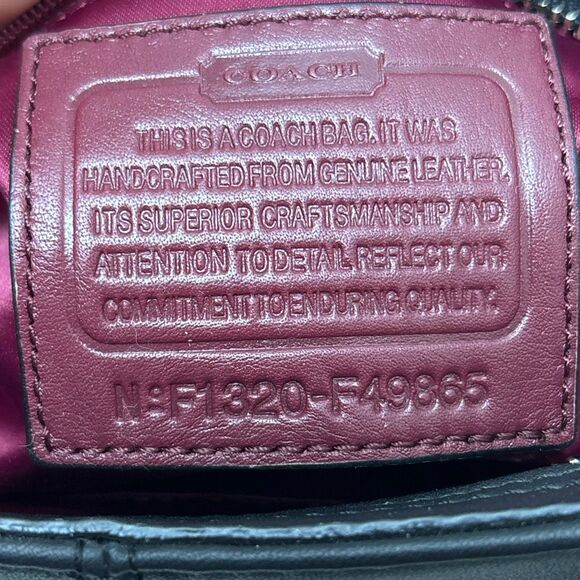 NEW Coach Park Mini Leather Suede Tote Satchel Color Block Quilted F49865 xbody - Picture 10 of 10